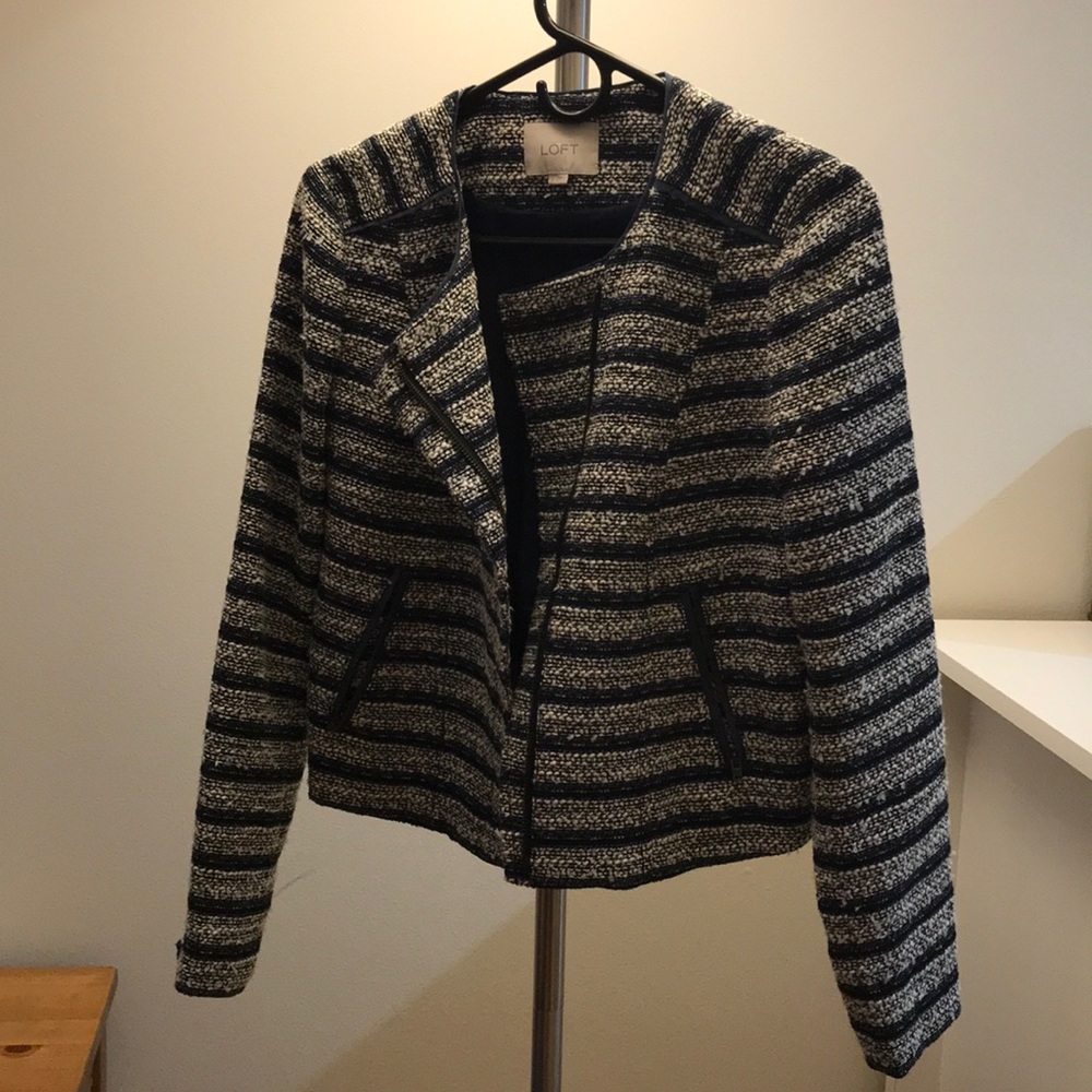 Loft tweed jacket • size 2• once once